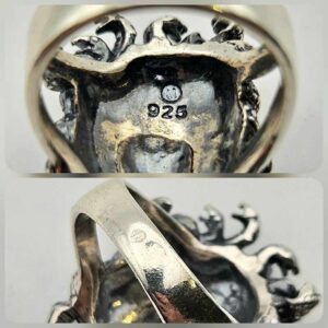 Сребърен пръстен: "Горгона" - Image 5