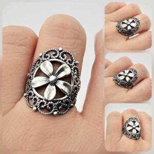 Сребърен пръстен: "Флоренция" - Image 4