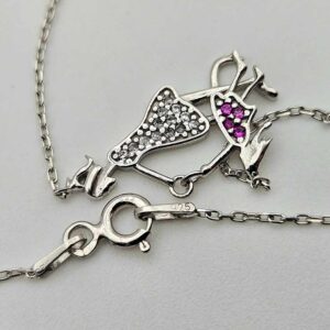 Сребърно колие: "Майка и дъщеря" - Image 4