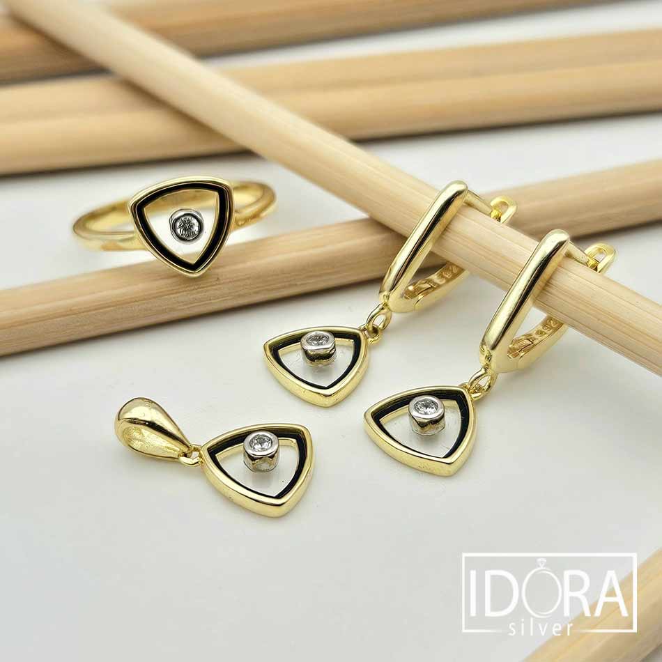 Сребърно съчетание: "Шопен"циркони