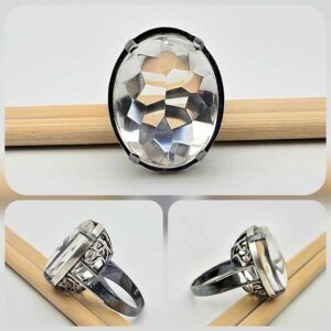 Сребърен пръстен: "Призма" - Image 3