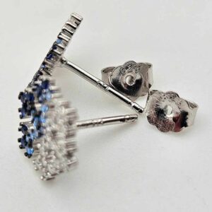 Сребърни обеци: "Снежинка"II - Image 4