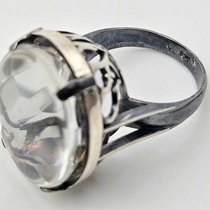 Сребърен пръстен: "Призма" - Image 5