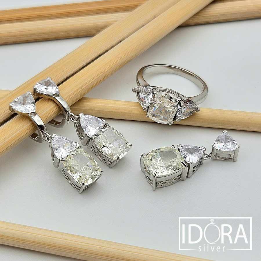 Сребърно съчетание: "Брилукс"циркони