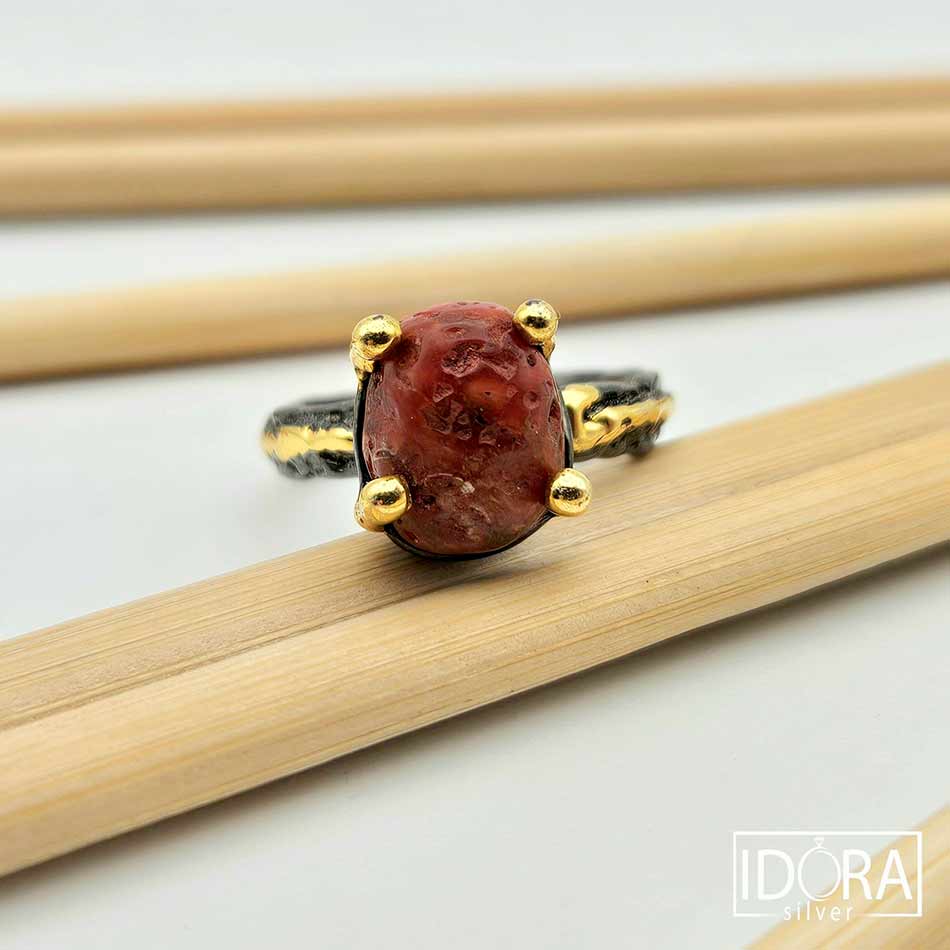 Сребърен пръстен: "Кора" - Image 2