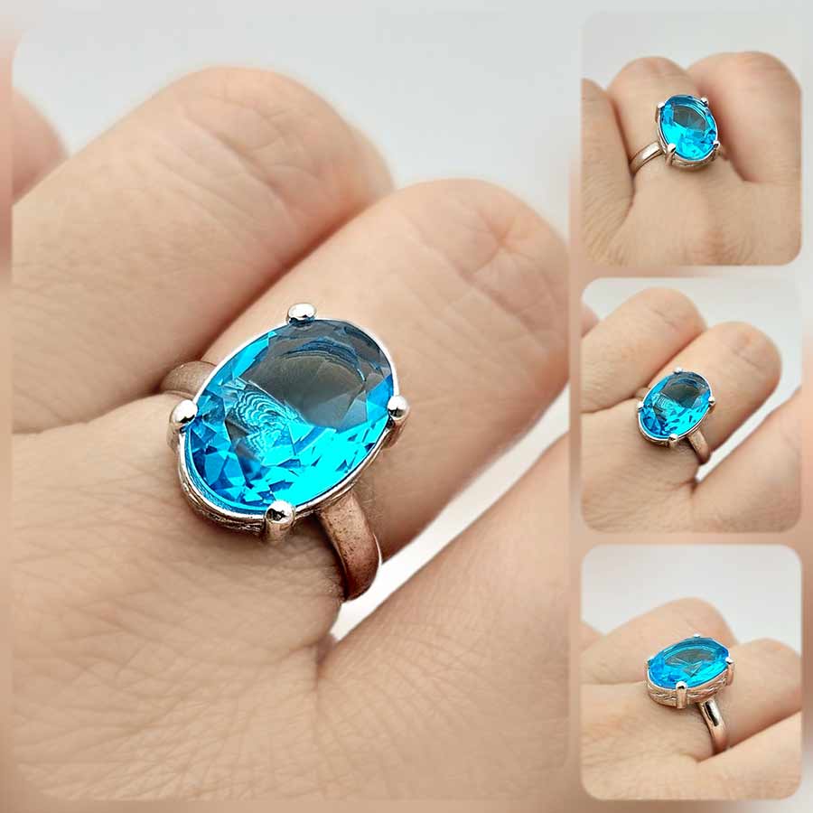 Сребърно съчетание: "Циан" - Image 5