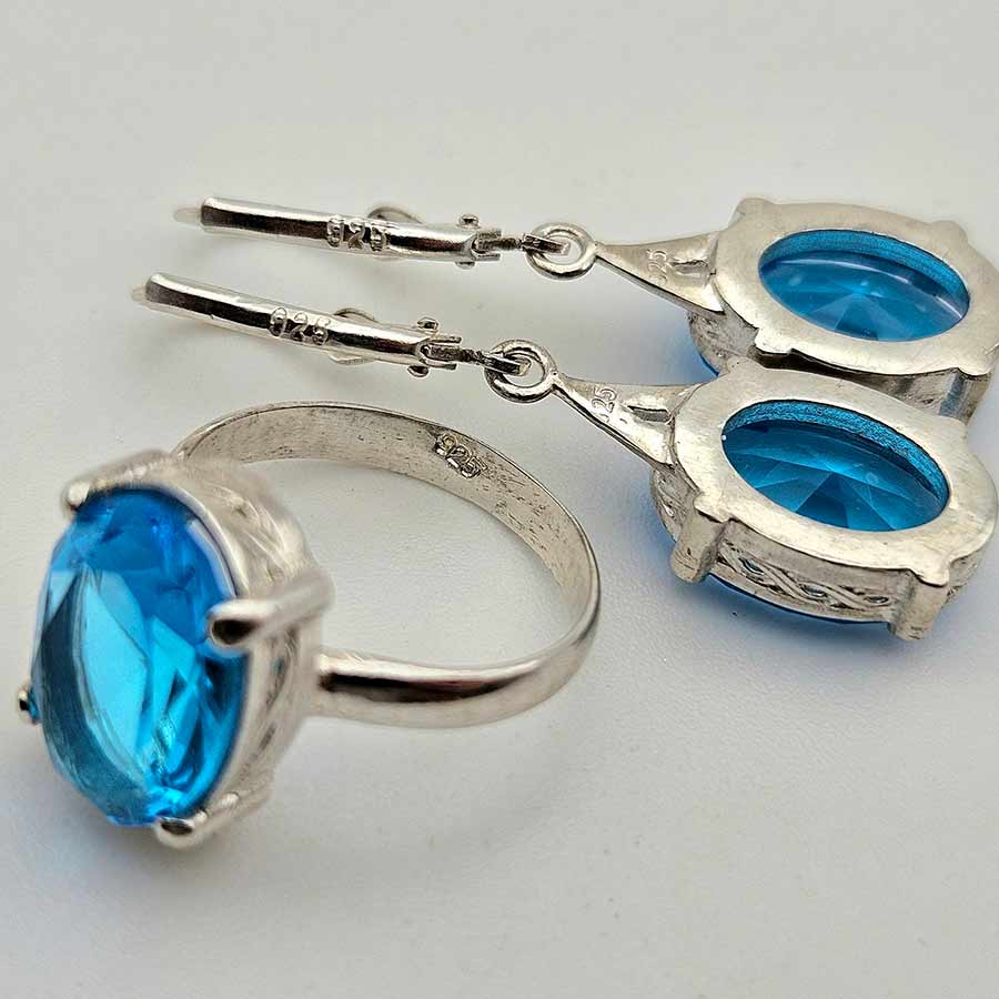 Сребърно съчетание: "Циан" - Image 6