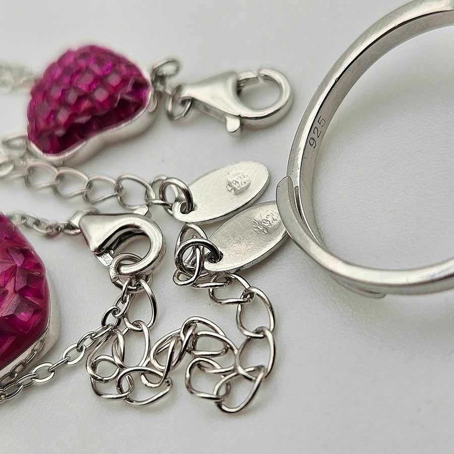 Сребърно съчетание: "Сърце" - Image 5