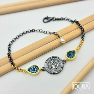 Сребърна гривна: "Офелия"