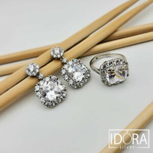 Сребърно съчетание: "Кристъл"циркони