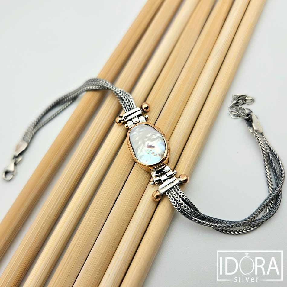 Сребърна гривна: "Кариби" - Image 3