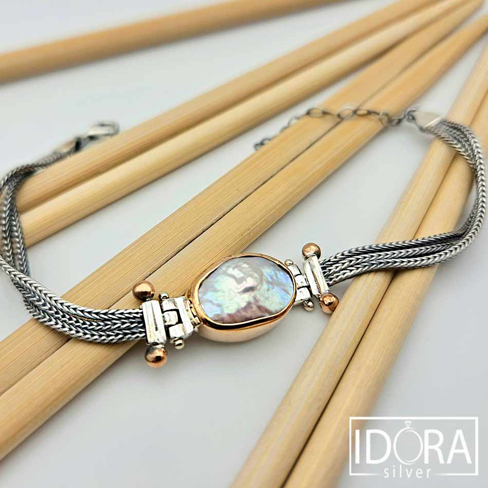 Сребърна гривна: "Кариби" - Image 2