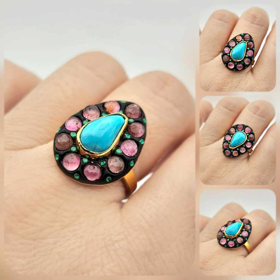 Сребърен пръстен: "Небе" - Image 4