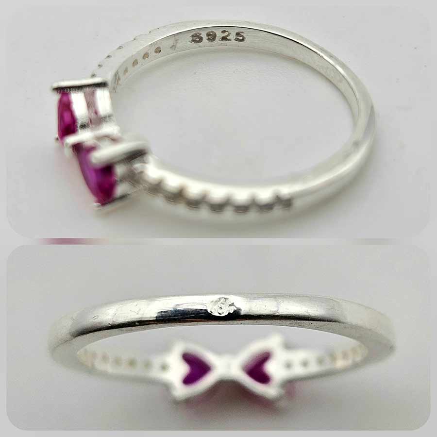 Сребърен пръстен: "Докосване" - Image 5