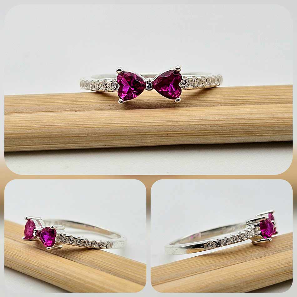 Сребърен пръстен: "Докосване" - Image 3