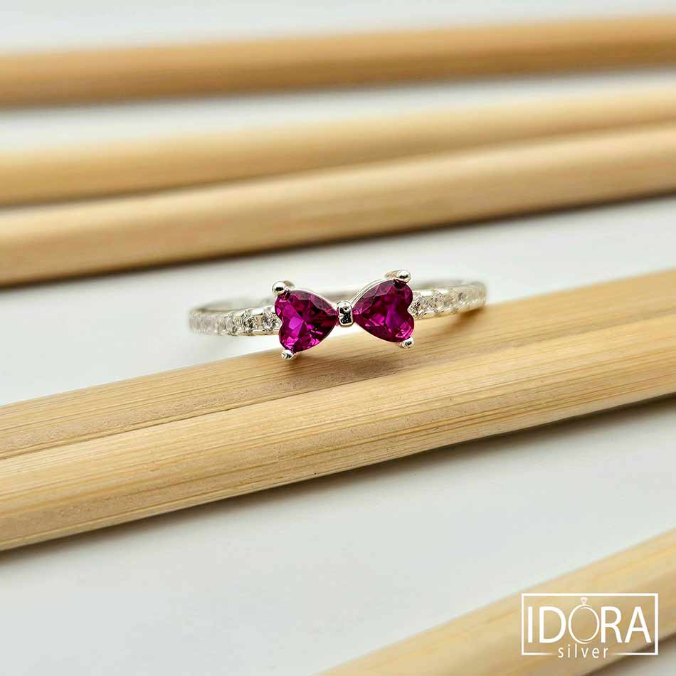 Сребърен пръстен: "Докосване" - Image 2