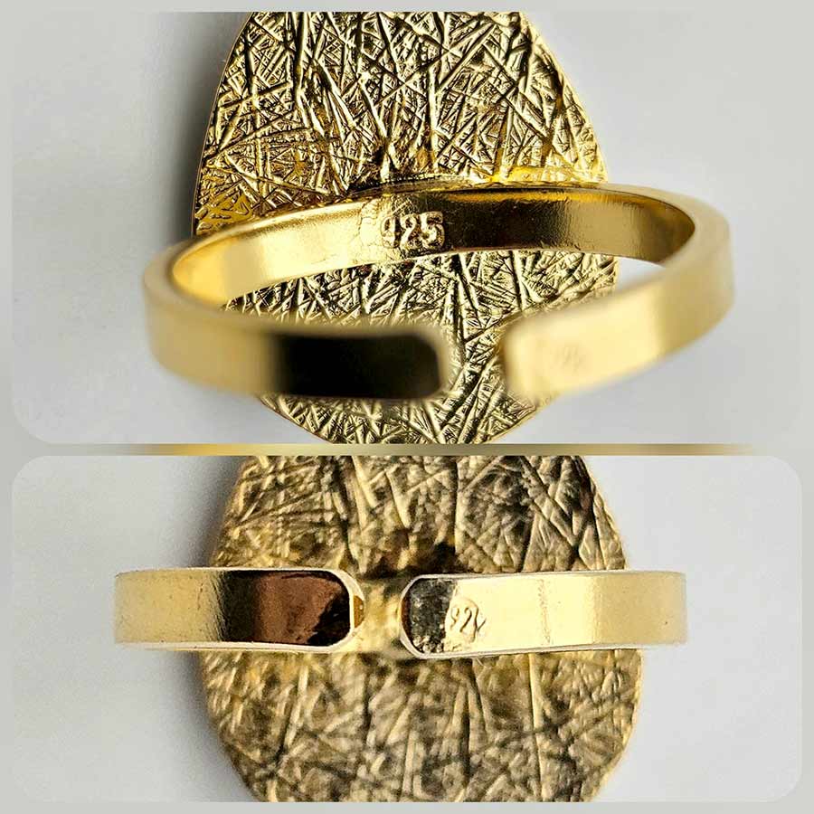 Сребърен пръстен: "Небе" - Image 5