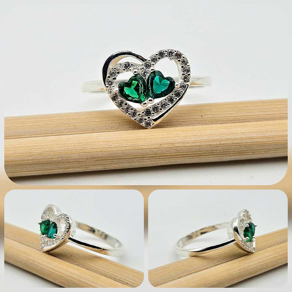 Сребърен пръстен: "Допир" - Image 5