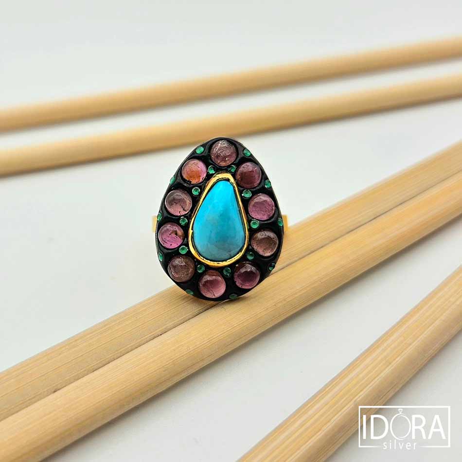 Сребърен пръстен: "Небе" - Image 2