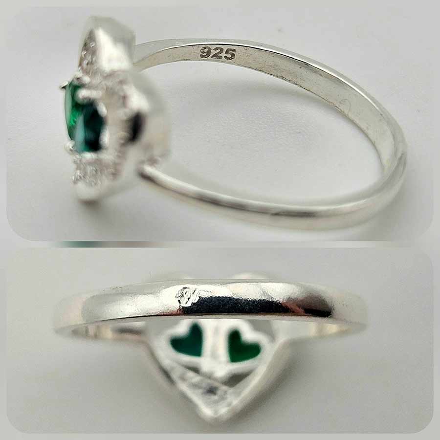 Сребърен пръстен: "Допир" - Image 6