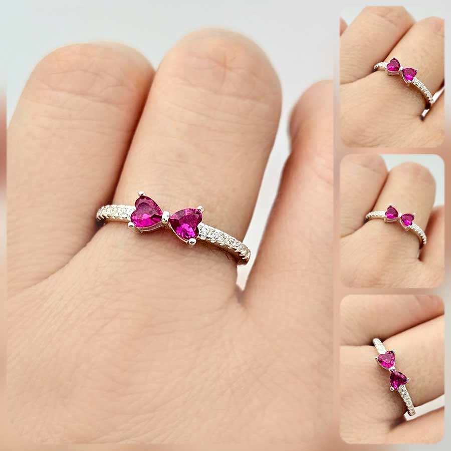 Сребърен пръстен: "Докосване" - Image 4