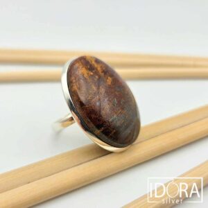 Сребърен пръстен: "Земя"