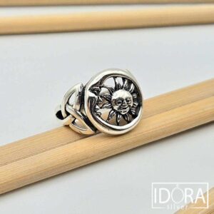 Сребърен пръстен: "Ден и Нощ"