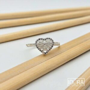 Сребърен пръстен: "Признание"циркони