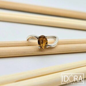 Сребърен пръстен: "Амира"султанит