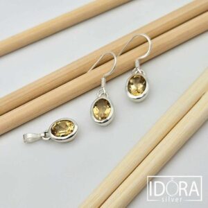 Сребърно съчетание: "Солей"цитрин