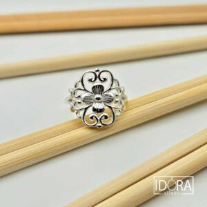 Сребърен пръстен: "Незабравка"