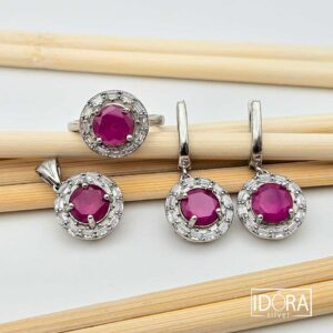 Сребърно съчетание: "Селин"рубин