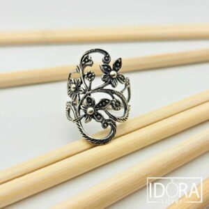 Сребърен пръстен: "Градината"