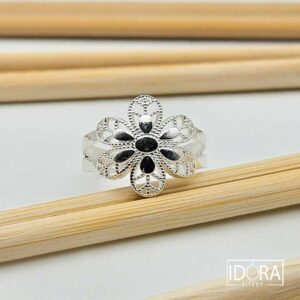 Сребърен пръстен: "Маргаритка"